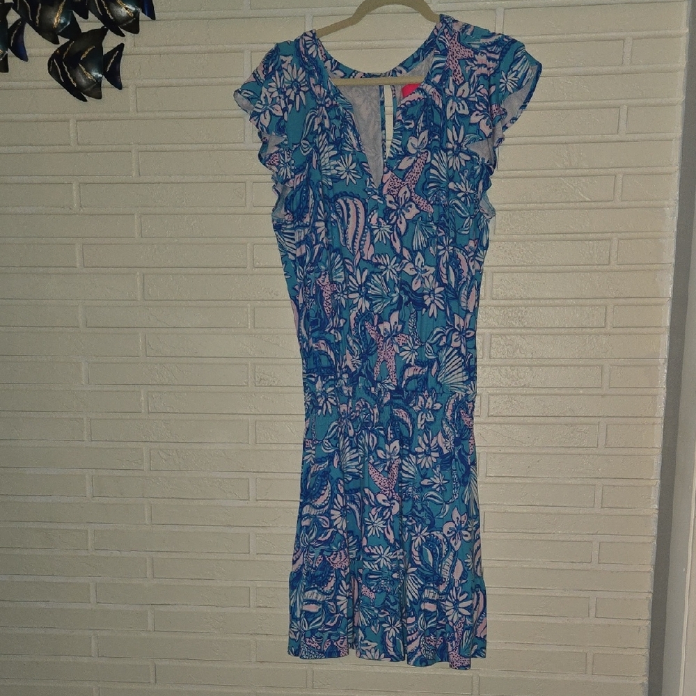 Lilly Pulitzer  AMALFI Blue Romper